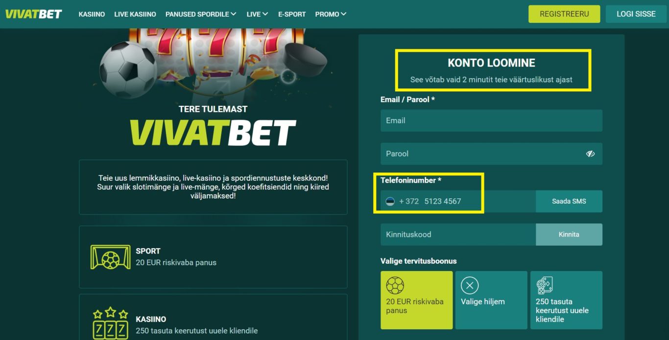 Vivatbet bonus: paar sõna aktiveerimistingimuste kohta