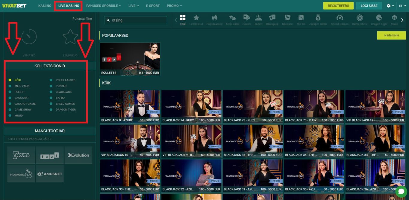 Vivatbet boonuskood online kasiino?